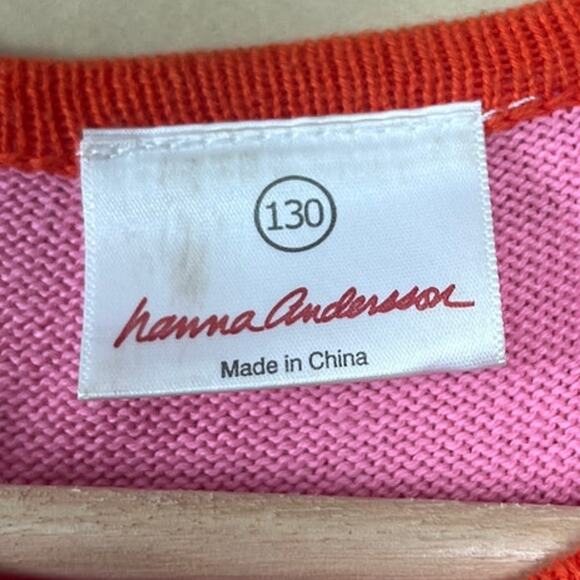 Hanna Andersson 100% Cotton Girls Knit Dress - Picture 2 of 9